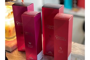 Milbon grand linkage- silk luxe/willow luxe shampoo 200ml $220 .//treatment 200g $340